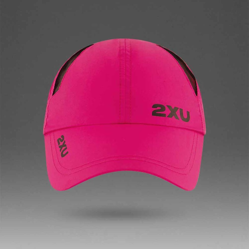 Gorra Running Run Cap Unisex Fuchsia/black