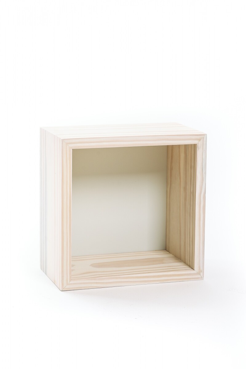 Cubo Madera (cuadrado) Unico