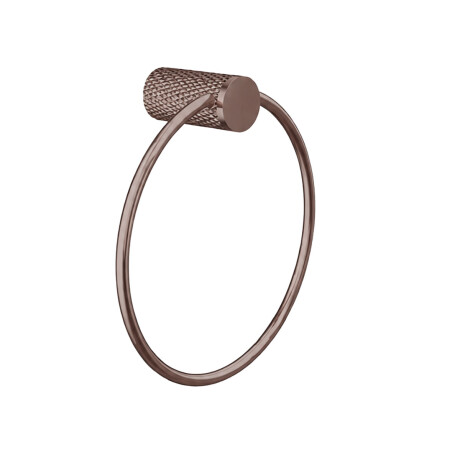 TOALLERO ARO METAL SIGNATURE BRONCE ROSE GOLD SATINADO BRONCE-ROSE GOLD