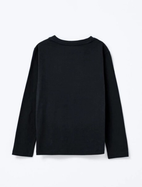CAMISETA INFANTIL CON ESTAMPA AZUL