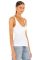 SEAMLESS V-NECK CAMI Blanco