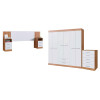 Juego De Dormitorio Ropero 6p Cómoda 5c Respaldo C/mesas Luz Juego De Dormitorio Ropero 6p Cómoda 5c Respaldo C/mesas Luz