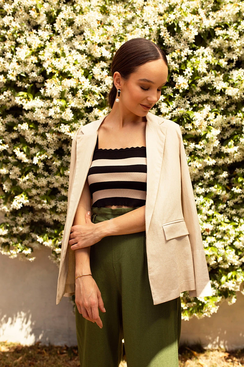 Blazer Color Beige