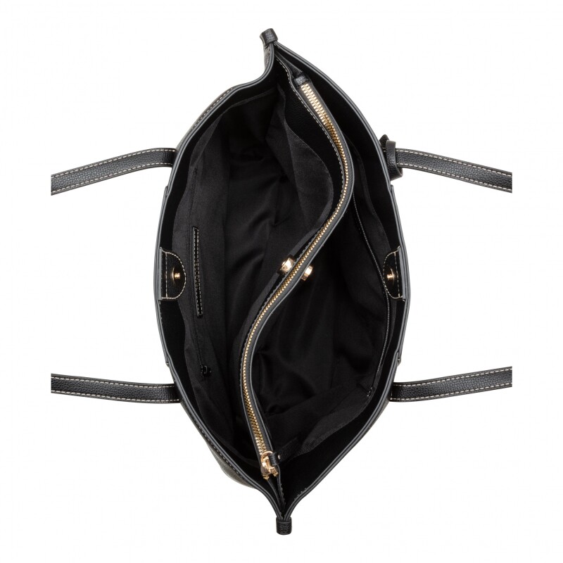 Quincie 3 Comp Tote Black