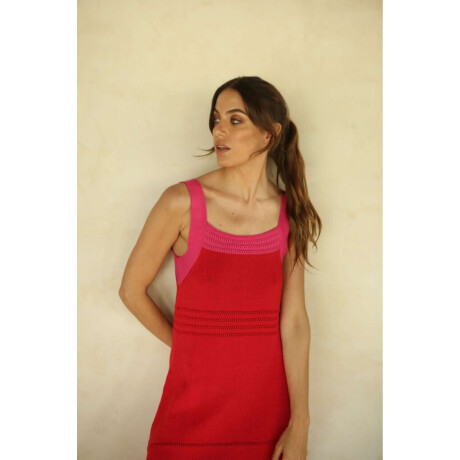 Vestido Lavanda SS24 Rojo y Fucsia