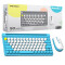 Teclado Y Mouse Inalámbrico Wk897 AZUL