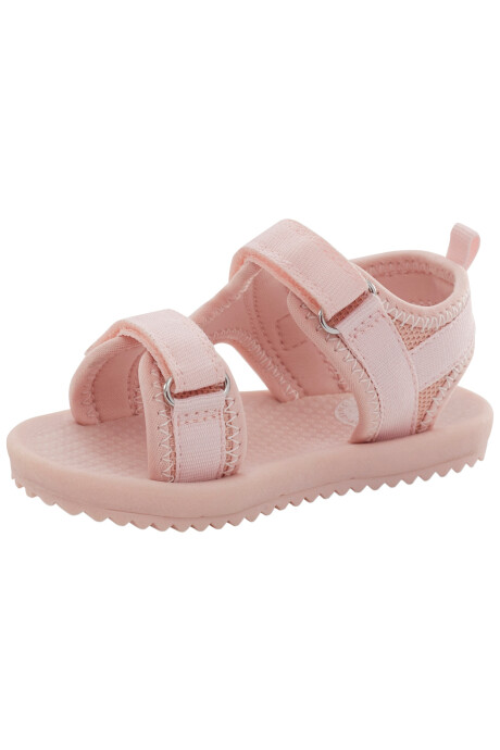 Sandalias con velcro, rosadas Sandalias con velcro, rosadas