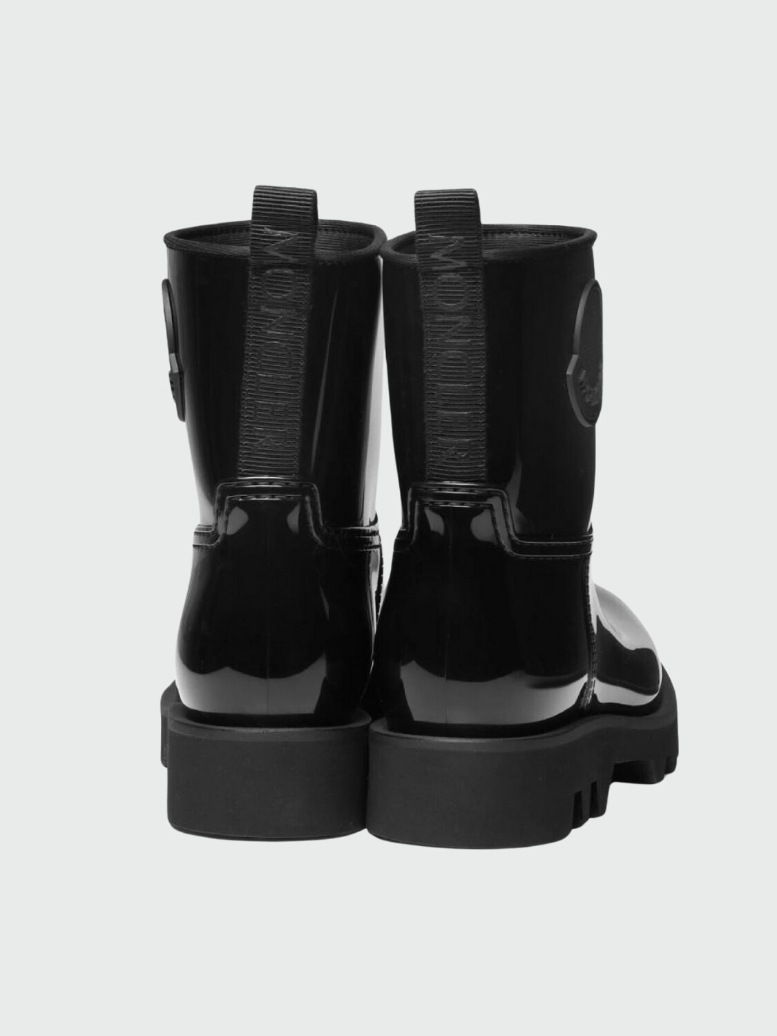 Moncler -Botas de lluvia antideslizantes, Ginette Negro