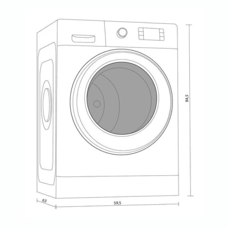 Lavarropas WHIRLPOOL WLF902B25F Capacidad 9Kg Carga Frontal Lavarropas WHIRLPOOL WLF902B25F Capacidad 9Kg Carga Frontal