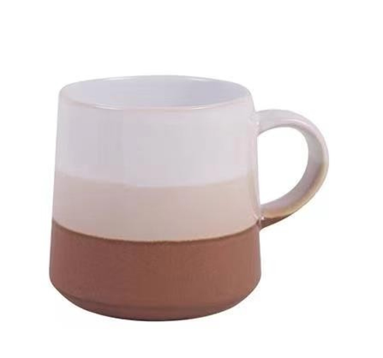 Taza rústica 460 ml - marrón 