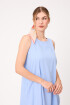 VESTIDO LARGO CRETTA POLANCO Celeste