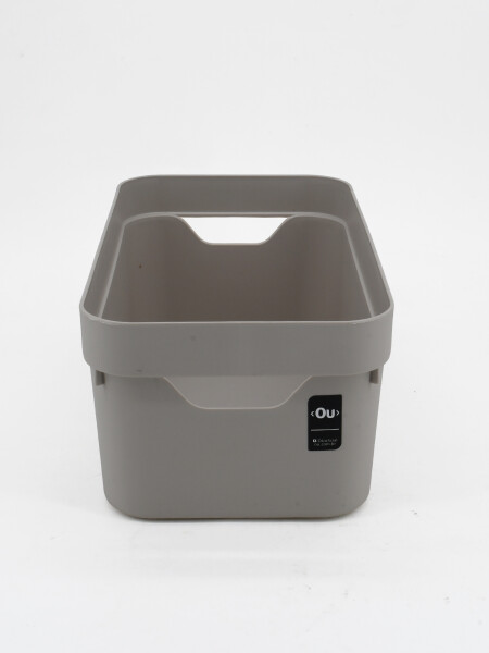 CAJA ORGANIZADORA 2 LTS 29 X 16.5 CM BEIGE