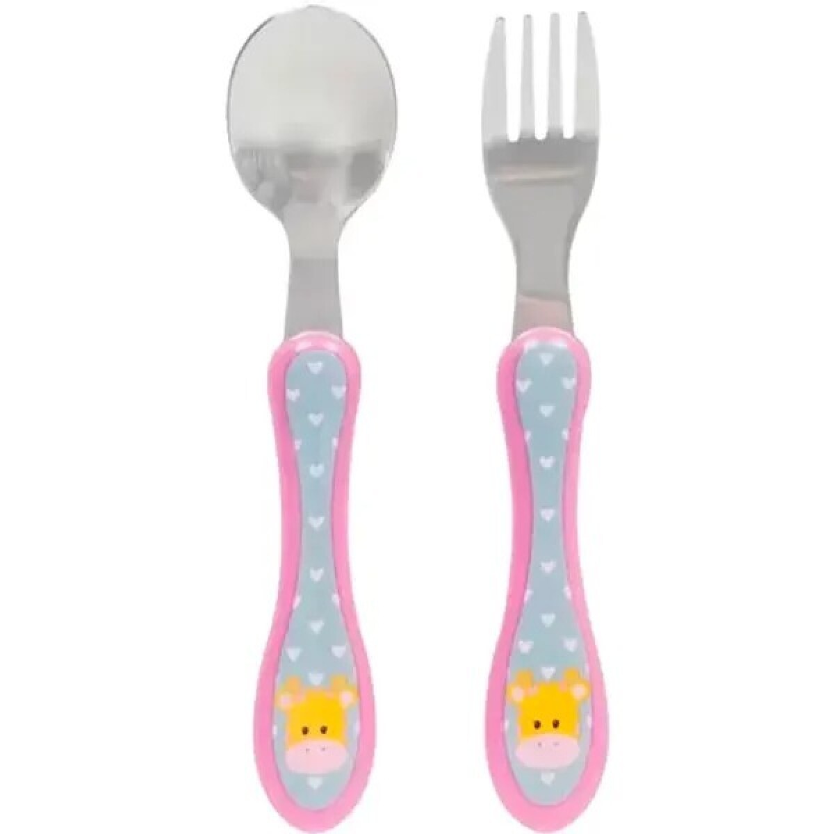 Set cubiertos metal BUBA - jirafa 