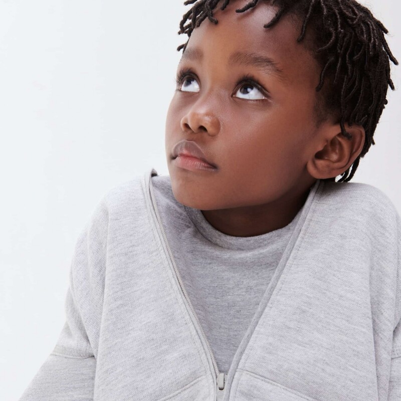 JAQUETA UNISSEX CINZA MESCLA