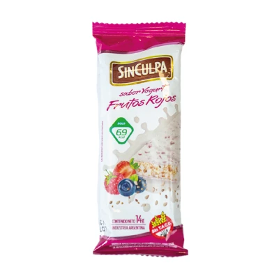Barrita De Frutos Rojos Sin Culpa Barra Cereal Sinculpa F.rojos