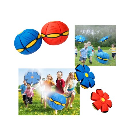 PELOTA MÁGICA SALTARINA PLEGABLE 14CM SIN LUZ ROJO