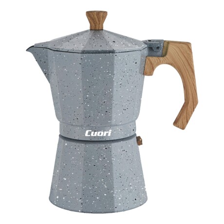 Cafetera Expresso Cuori Latte tipo italiana 6 tazas Gris