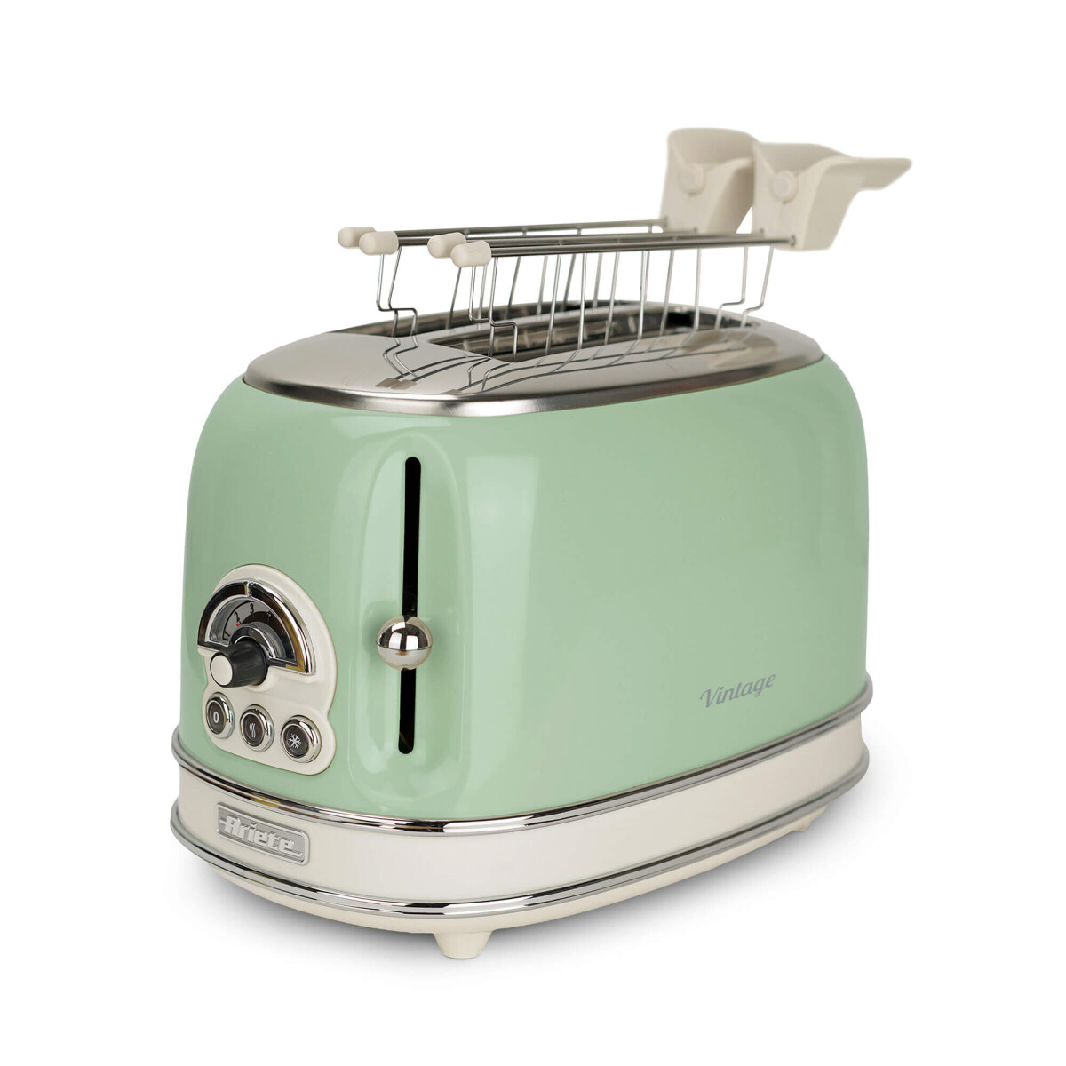 Tostadora Ariete Vintage 2 Ranuras con Pinza - Verde 