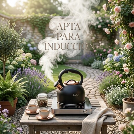 Pava Caldera Sonifer 3l Acero Inoxidable Silbato Inducción Pava Caldera Sonifer 3l Acero Inoxidable Silbato Inducción