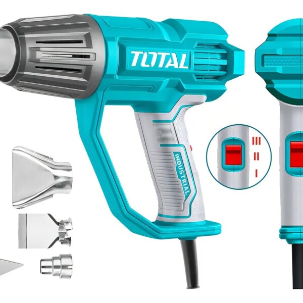 Pistola de Calor Industrial Total 2000W con 3 Temperaturas Pistola de Calor Industrial Total 2000W con 3 Temperaturas