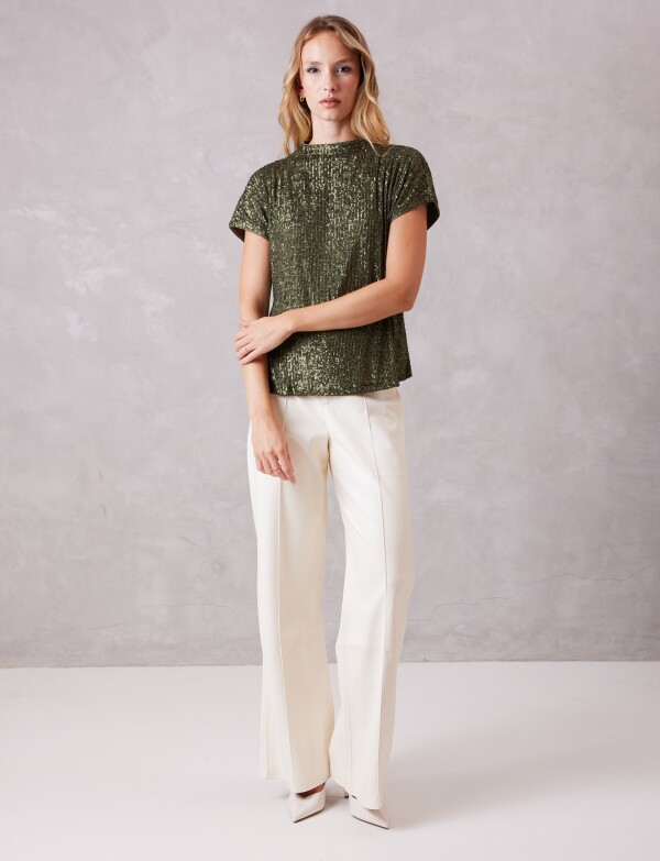 Blusa Lentejuelas OLIVA