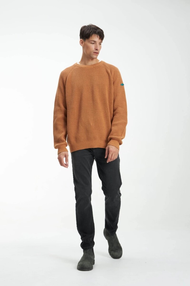 Buzo Hombre Tejido Uniform - Mostaza 