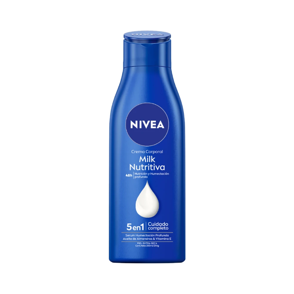 NIVEA BODY MILK NUTRITIVA FR. X 250 ML.