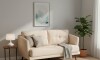 Sillón Sofá Triunfo 2 Cuerpos Beige