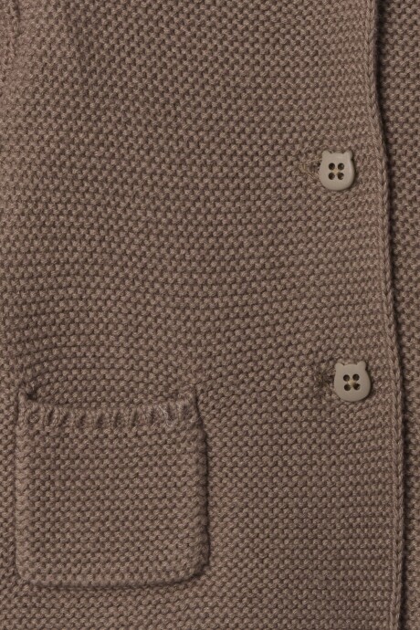 Saco Garter Con Botones Y Capucha Ebé Plymouth Rock