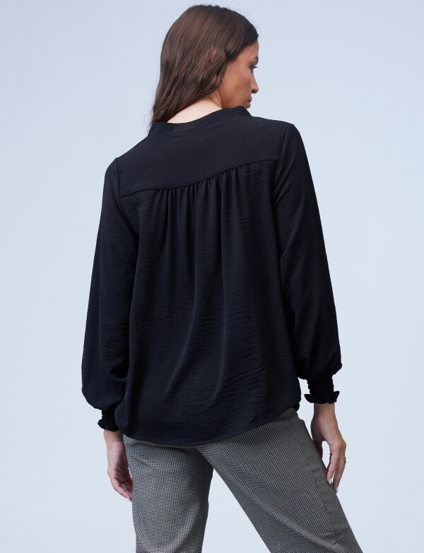 Blusa Frunces NEGRO