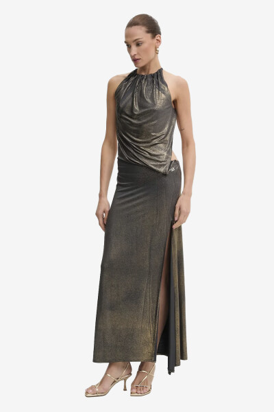 D-KARAM-LONG VESTIDO Negro