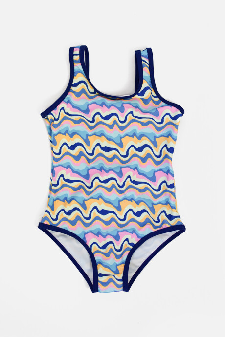 Traje de baño Wila Azul