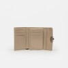 Billetera The Circle En Cuero Graneado Taupe