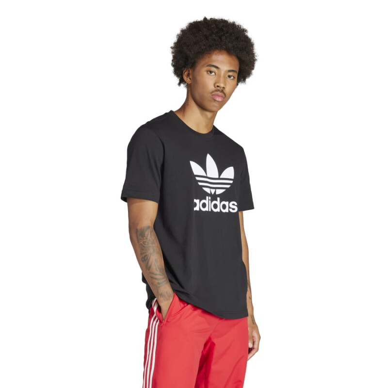 Remera Adidas Trefoil de Hombre - IU2364 Negro
