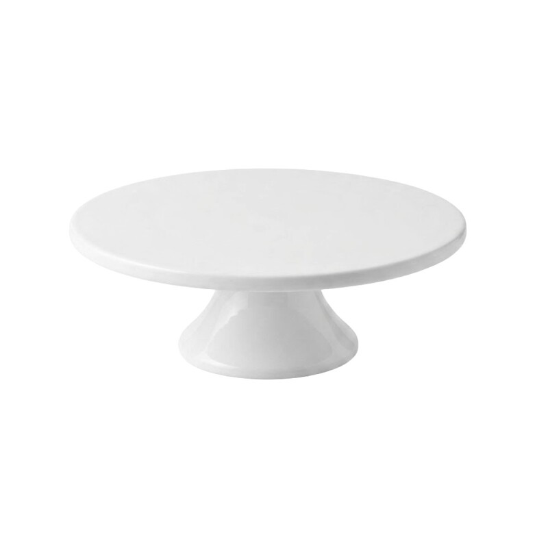 BANDEJA RED CERAMICA BLANCO C/BASE 28X9CM Unica
