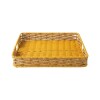 BANDEJA MIMBRE BEIGE COMB GDE Unica