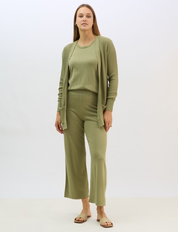 Cardigan Abierto OLIVA