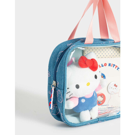 Set De Librería En Cartera ''hello Kitty'' Combinacion Multicolor