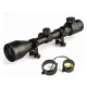 Mira telescópica rifle chumbera 3-9x50 retícula iluminada NEGRO