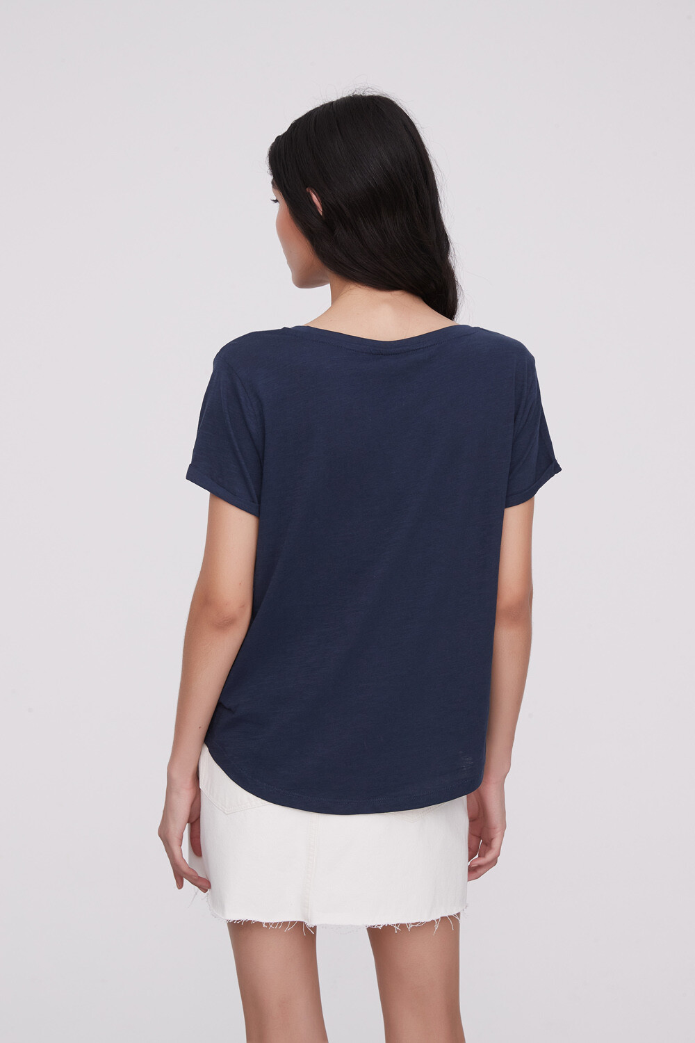 Remera Cordata Azul Marino