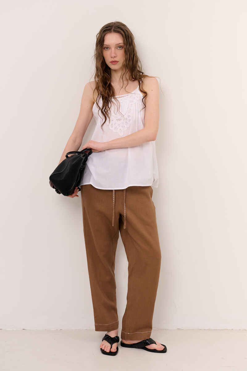 PANTALON LINO NET TOSATADO