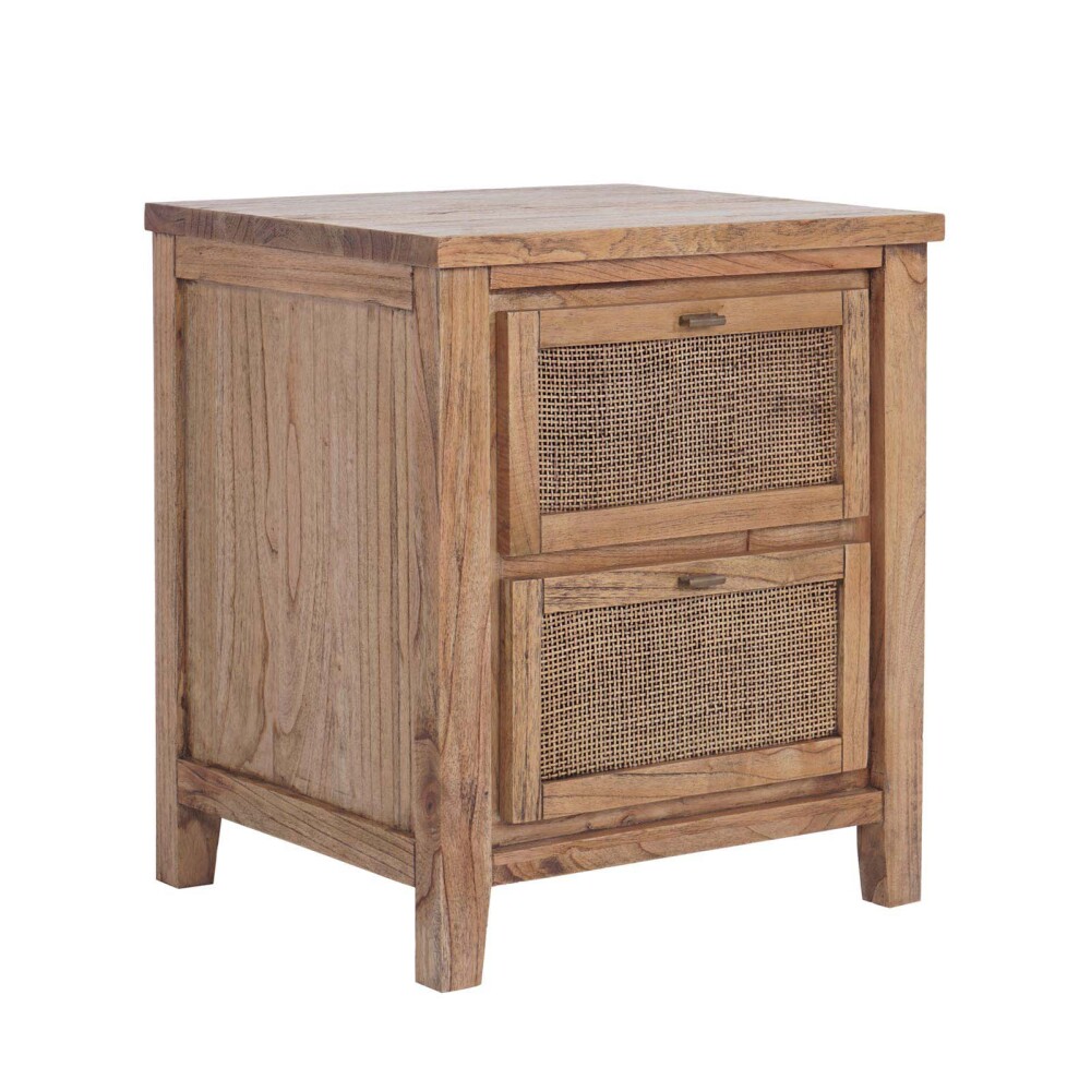 MESA DE LUZ MADERA NATURAL-BEIGE MINDI