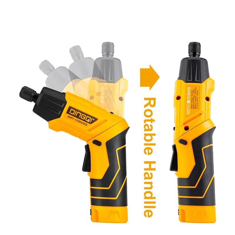 DINGQI KIT ATORNILLADOR 1/4 3.6V 4.0NM + 50 PUNTAS Dingqi Kit Atornillador 1/4 3.6v 4.0nm + 50 Puntas