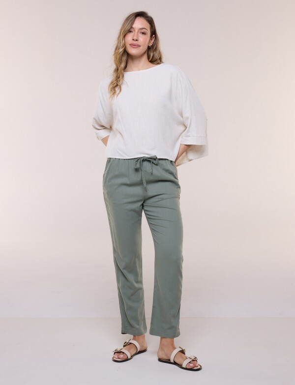 Pantalón Algodón OLIVA