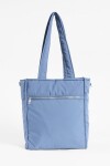 Shopper pespunte puffy azul