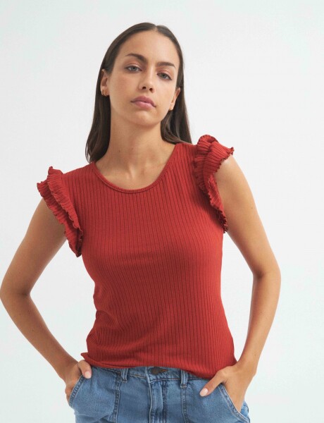 Blusa Ruby Ladrillo