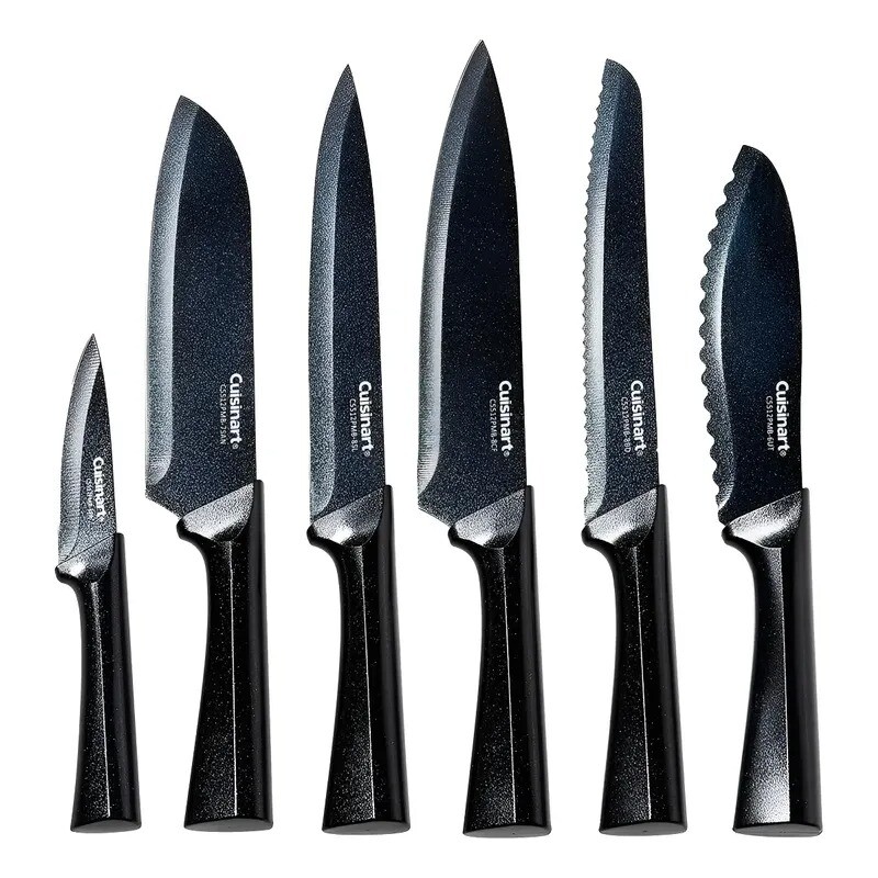 Juego de 6 Cuchillos con protector de hoja Cuisinart - C55-12PMB Juego de 6 Cuchillos con protector de hoja Cuisinart - C55-12PMB