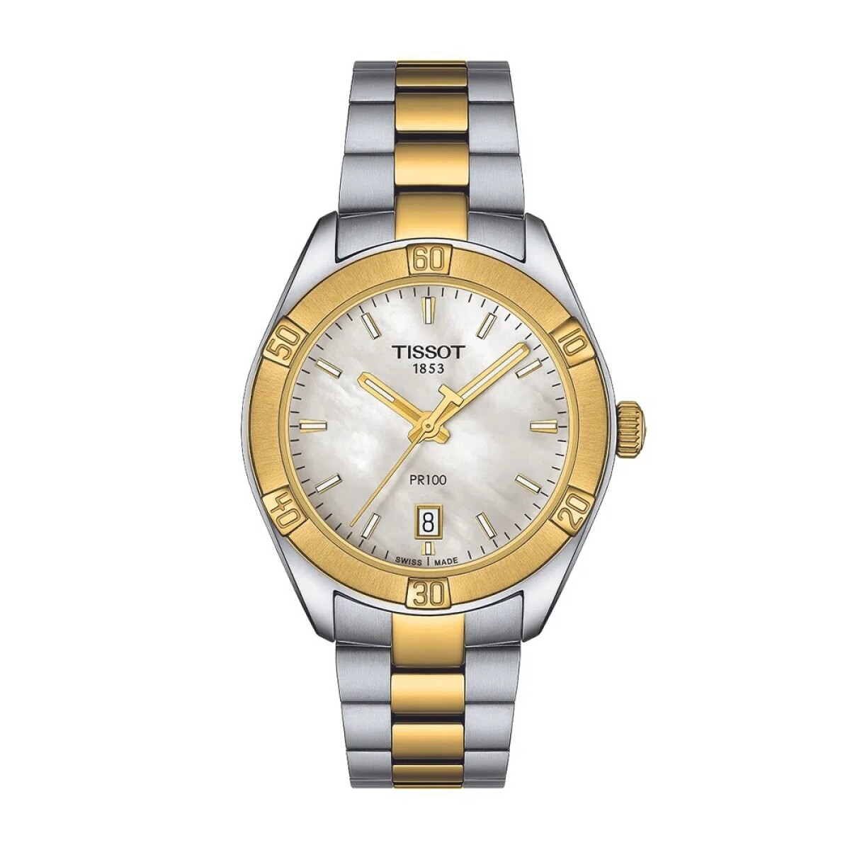 Reloj Tissot PR 100 Sport Chic T1019102211100 acero para mujer - Plateado 