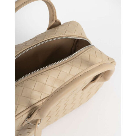 Cartera Bowling Marron Camel
