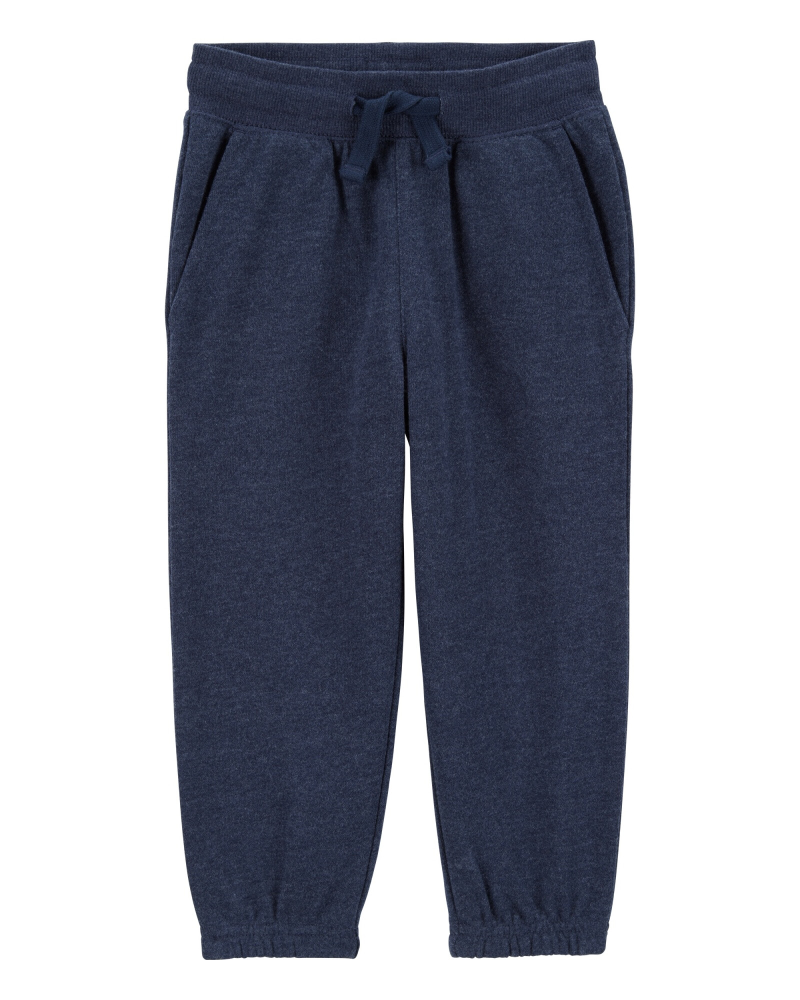 Pantalón deportivo de algodón, con logo, azul marino Pantalón deportivo de algodón, con logo, azul marino